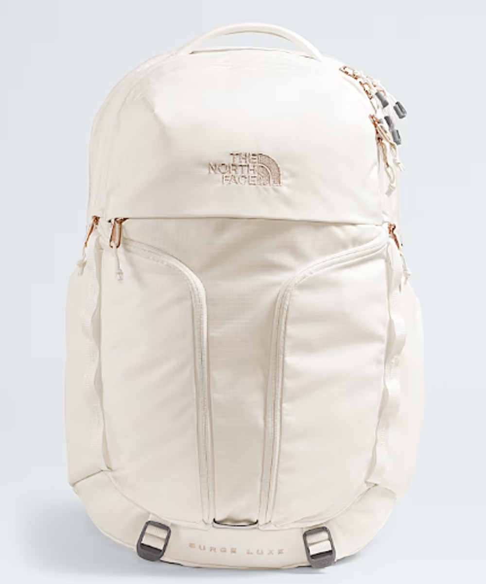 The North Face Women's One Size Gardenia White Surge Luxe Backpack HR2-48
